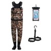 RIVERWANDPROT Neoprene Fishing Waders for Men, Chest Waders (Green, 9)