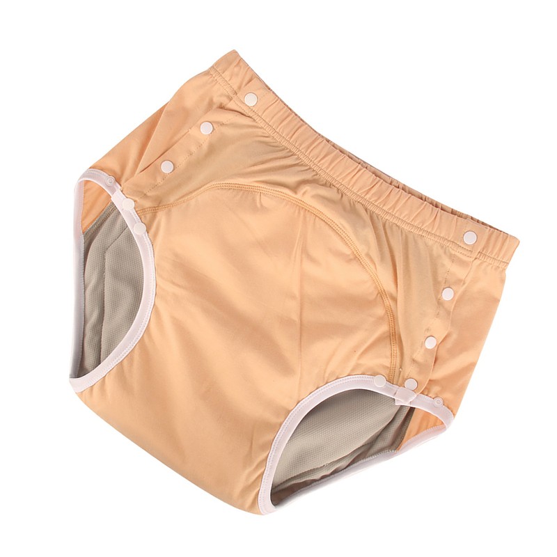 Adult Incontinence Pants for Leakage Cotton Breathable Reusable Urine Absorbing