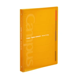 Kokuyo Campus Slide Binder, Middle Type, B5, 26 Holes, Up to 100 Sheets, Orange