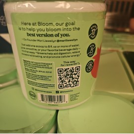 Bloom Nutrition Greens & Superfoods Powder Berry (48 Servings, 9.2 OZ) Exp 03/26