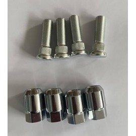 SHULIY M12*1.5 UTV Wheel Stud Lug Nut 7519753 7547489 Replacement for 2013-2024 Polaris Ranger XP 1000 900 HST Diesel PRO XD Fullsize & 15-24 RZR 900 S1000 Front or Rear
