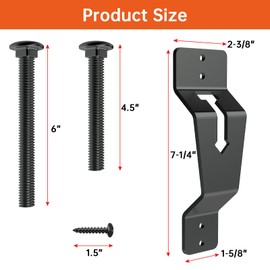 Wall Mount Spare Tire Carrier for Trailer,Spare Tire Carrier Bracket for Enclosed Trailer,Wheel Bracket Trailer Spare Tire Mount,Fits Most Tire(Black)