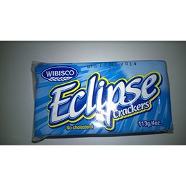 Wibisco Eclipse Nutritious 4oz Cholesterol Free Low Sugar Biscuit Crackers (Pack of 2)