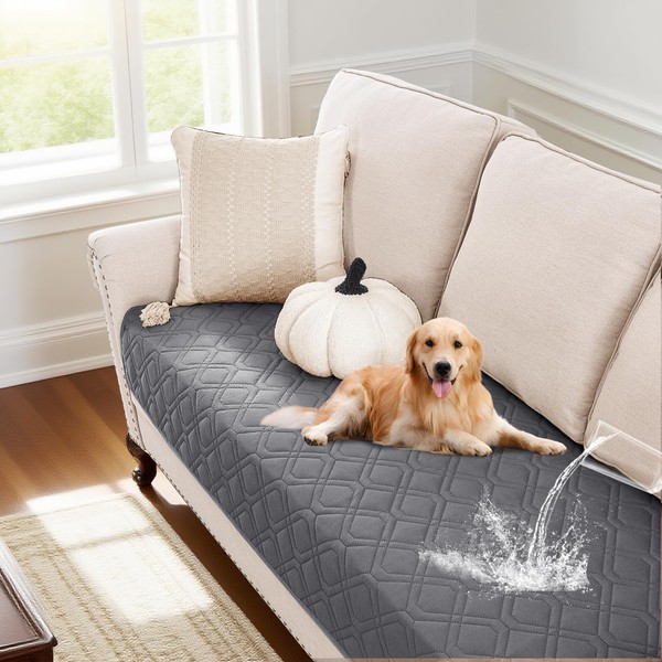 PrinceDeco Waterproof Couch Cover for Dogs Washable Dog Blanket for
