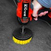 BRAVE TOOLS 5 x DRILL ATTACHMENT CLEANING BRUSH SET POWER