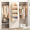 Kaitiemoo 1 PC 4-Tier Over the Door Organizer, Heavy-Duty Large