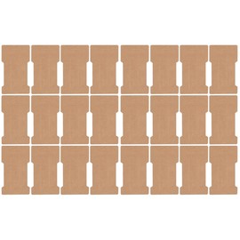 ULTECHNOVO Bow Hair Clip Card Making Bows, Barrettes Organizing For Display Clip Brown Cardboard Cards Holder Clips Jewelry Hair Paper Craft Displaying Accessory Bow Kraft Diy, 400pcs