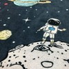 ESPiCO Beach Towel Space Bath Towel Astronaut Planet Spaceship Stars
