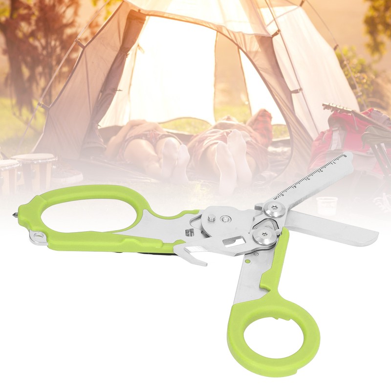 Folding Scissors Stainless Steel Clear Scale Wind Breaker Cutter Wrench