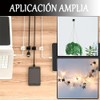 Lumbor37 Clips Organizador de Cables Autoadhesivo, 50 Piezas Clips Adhesivos