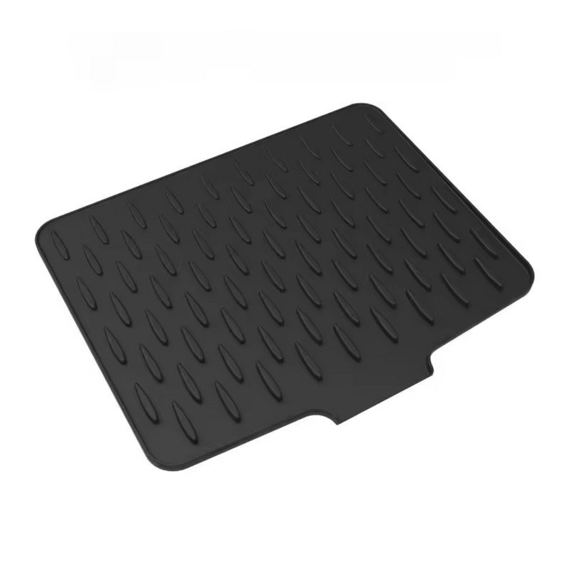 Silicone Dish Drying Mat for Kitchen Countertop - Heat Resistant
