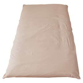 Merry Night CT131011-96 Futon Cover, Solid Color, Light Beige, Single Long, Approx. 41.3 x 84.6 inches (105 x 215 cm), 100% Cotton, Moisture Wicking, Breathable, Natural Material, Comfortable Touch,