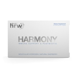 DRINK HRW Harmony Advanced Molecular Hydrogen Water Tablet - ImmunoLP20 Magnesium - Energy Boost, Executive Function, Stress Resilience (Raspberry, 30ct)