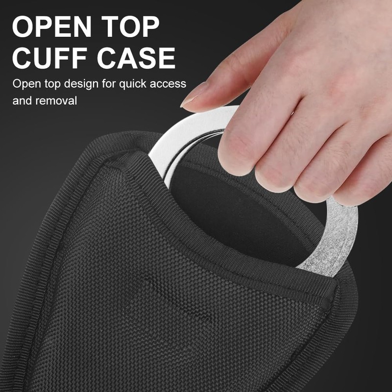 Handcuff Case, 1680D Oxford Cloth Open Top Cuff Pouch Tactical