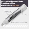 Fuutreo 10 Pack Jumbo Permanent Markers Bulk Large Chisel Tip