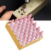 50 Pcs Grinding Bits Ceramic Triangular Cone Aluminum Oxide Grinding