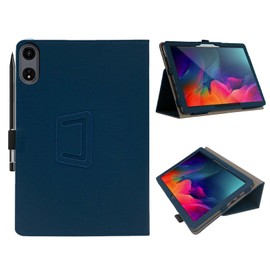 Tablet Case Cover for COLORROOM A30 MAX Tablet 12-inch,Multi-Viewing Angles,Slim Light Shell Stand Cover for COLORROOM A30 MAX Tablet with Hand Strap& Pencil Holder,Navy Blue