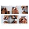 Men Hand Shaving Knife Set with 5Pcs Double Edge Replacement