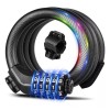 Candado Combinacion Cerradura1.5m Flexible 5dígito Bici Moto