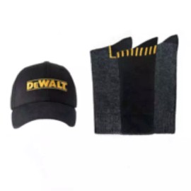Dewalt Crew Socks and Ball Cap DXSC130