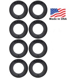 Micro Gainz Calibrated Fractional Weight Plate Set of 8 .50LB Plates w/Bag -Designed for Olympic Barbells, Used for Strength Training and Micro Loading, Made in The USA