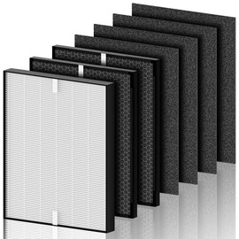 YCWARMXX 3000 Replacement Filter Compatible with A-Doctor 3000 series（3000 3000m 3000Pro） Includes:1 True HEPA Filter, 2 Activated Carbon Filters and 4 Pre-Filters