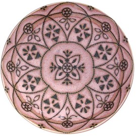Sugar Land MK20462 Moroccan Plate (S), 5.6 x 0.8 inches (14.3 x 2.2 cm), Pink