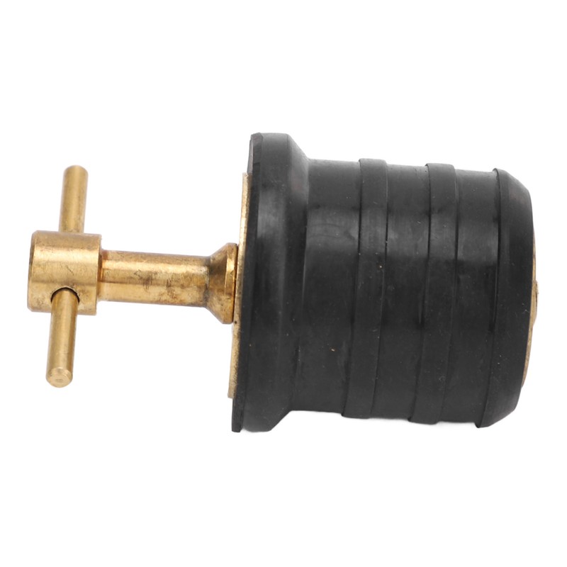 Marine Boat Brass T Handle Drain Plug Strong Structure Twist