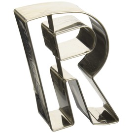 Birkmann 1010712210 Letter R Cookie Cutter, 6 cm, 5 x 3 x 2 cm Plastic Grey