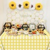 4 Pack Yellow Gingham Tablecloths, Yellow and White Checkered Tablecloths