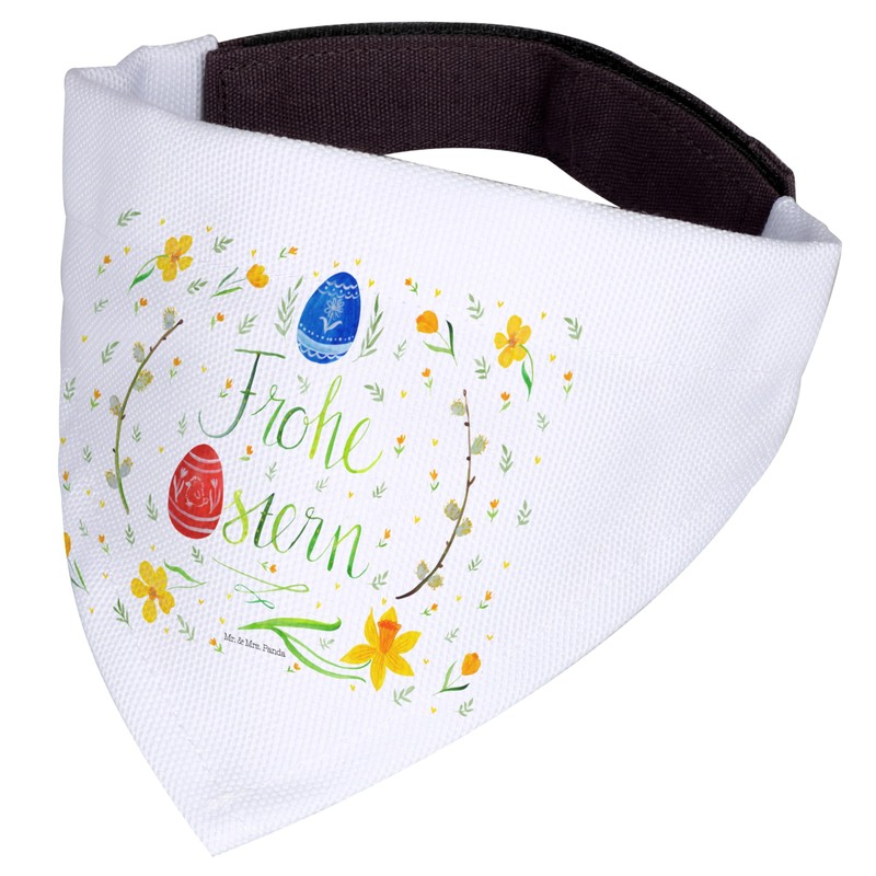 Mr. & Mrs. Panda Dog Bandana M Happy Easter -