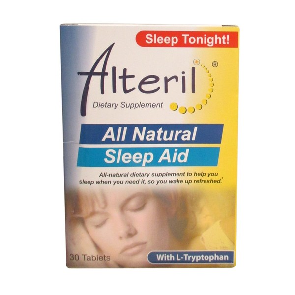 Biotab Nutraceuticals Alteril Sleep Aid with L-Tryptophan, Tablets 30 ea (Package may vary)