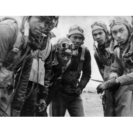 Photo Vintage "Tuskegee Airmen – WWII Heroes in Italy, 1944" - 4 x 6 in