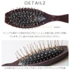 Brightlele wig brush, wig brush, care supplies, wig brush, bu-brown