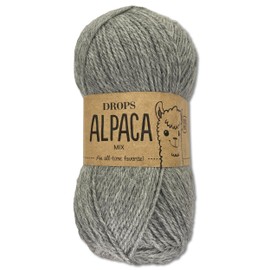 Frida's Wollhaus Drops 50 g Alpaca Alpaka Wolle Garn Häkeln Stricken weich 51 Farben (mix 0501 | Hellgrau)