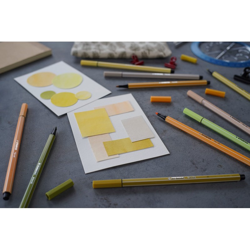 Premium Fibre-Tip Pen - STABILO Pen 68 - Pack of