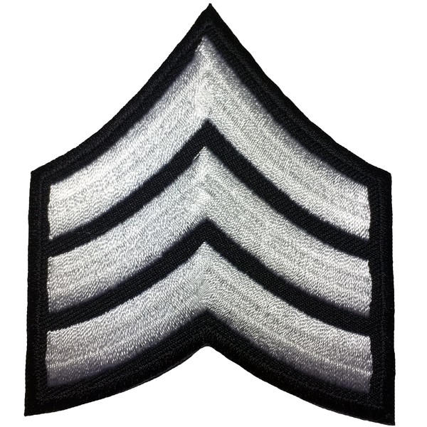 Papapatch Chevrons Sergeant E-5 Stripes US Army Rank Sew on