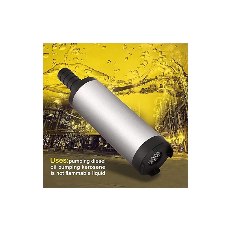 Bomba sumergible de acero inoxidable de 12V, 3,8 cm, 12