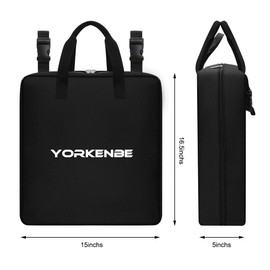 Yorkenbe Large Camp Kitchen Organizer, High Capacity Camping Cooking Utensils Bag, with Paper Towel Holder, Multi-pocket Waterproof Camping Utensils Holder for BBQ Outdoor Cooking Essentials