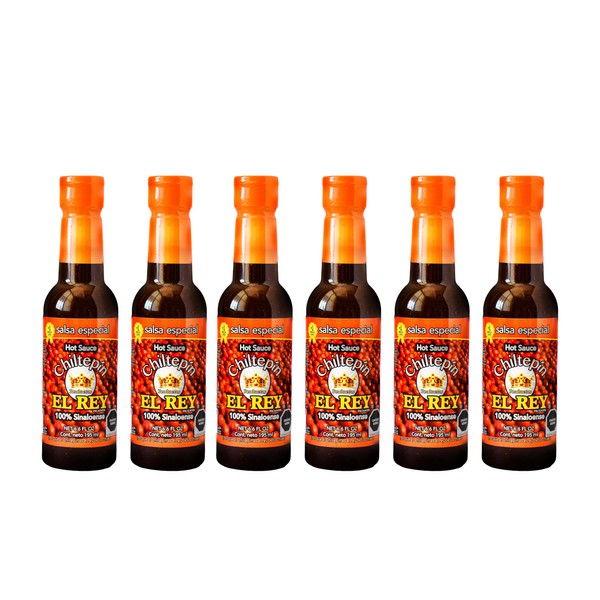 Salsa Especial Chiltepin El Rey Six Pack, Salsa Marisquera from