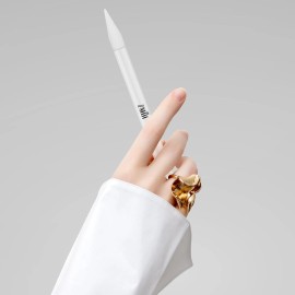 ZMOI Glass Cuticle Pusher - Durable Crystal Manicure Stick - Dual Clear