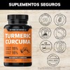 Turmeric Cúrcuma con Extracto de Raíz de Cúrcuma Estandarizada al