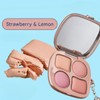 FWEE Pocket Cheek Palette 9.6g, Color:CP02 Strawberry & Lemon