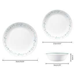 Corelle Dinnerware Set (12pc Set, Country Cottage)