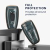 kwmobile Key Cover Compatible with Ford 3 Button Car Flip