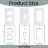 Tondiamo 30 Pcs Outlet Insulators Foam Outlet Insulation Pads Electrical