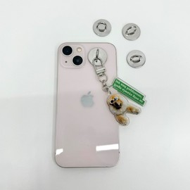 Keychain Phone Accessory Attachment Loop Round 11ea