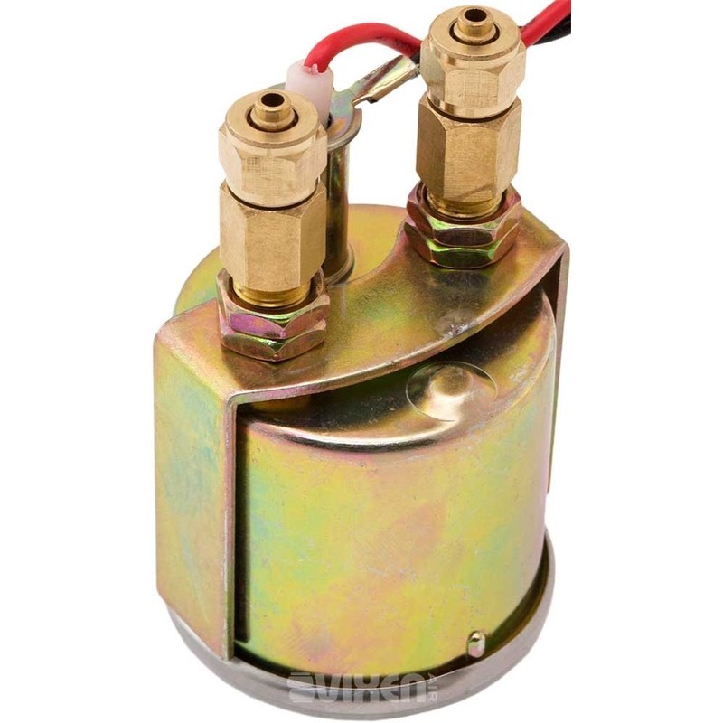 Vixen Air 2" Dual Needle Air Pressure Gauge with Back