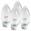 612 Vermont Plastic Shatterproof Ultra-Bright LED Window Candle Replacement Bulbs