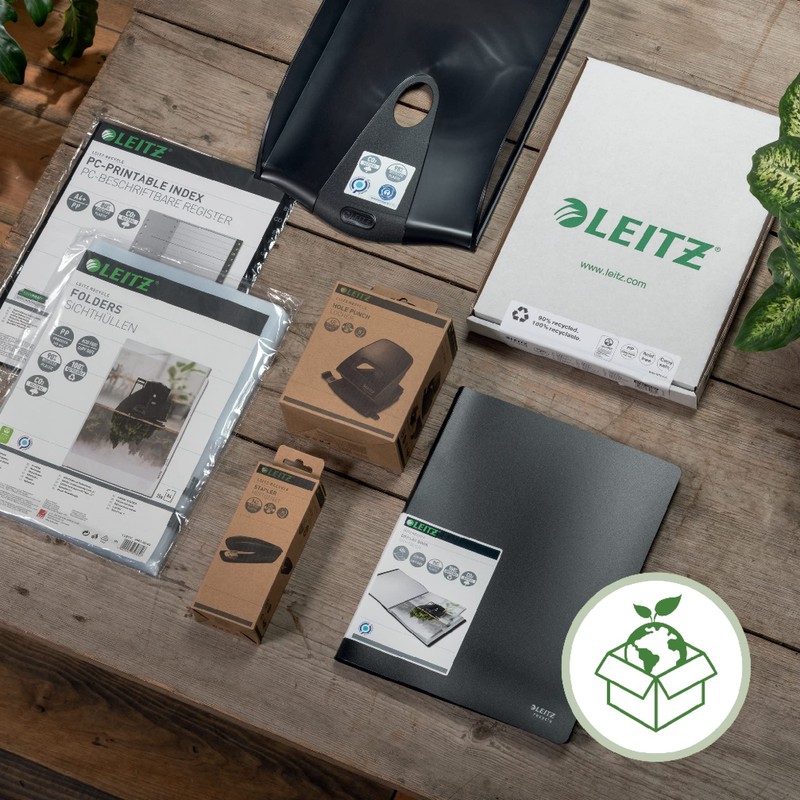 Leitz Register mit 31 Taben, 1-31, Extrabreit, Umweltfreundlich, CO2-kompensiert, Recycle-Serie,